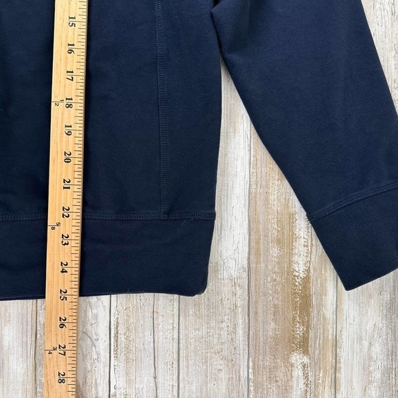 ATEYO Unisex Duo Pullover Gaming Sweatshirt Size Medium Navy Blue Crew Neck - Picture 11 of 12